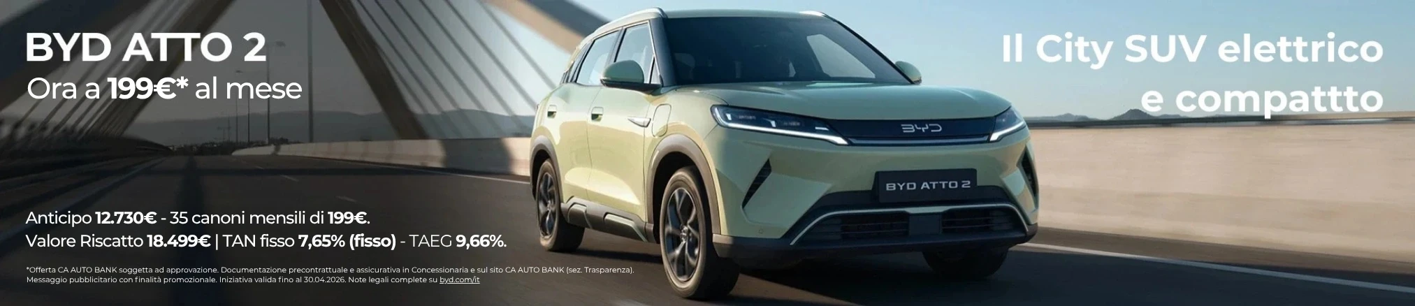 Offerte e promozioni 尊龙凯时 ATTO 2 con Leasing Privati